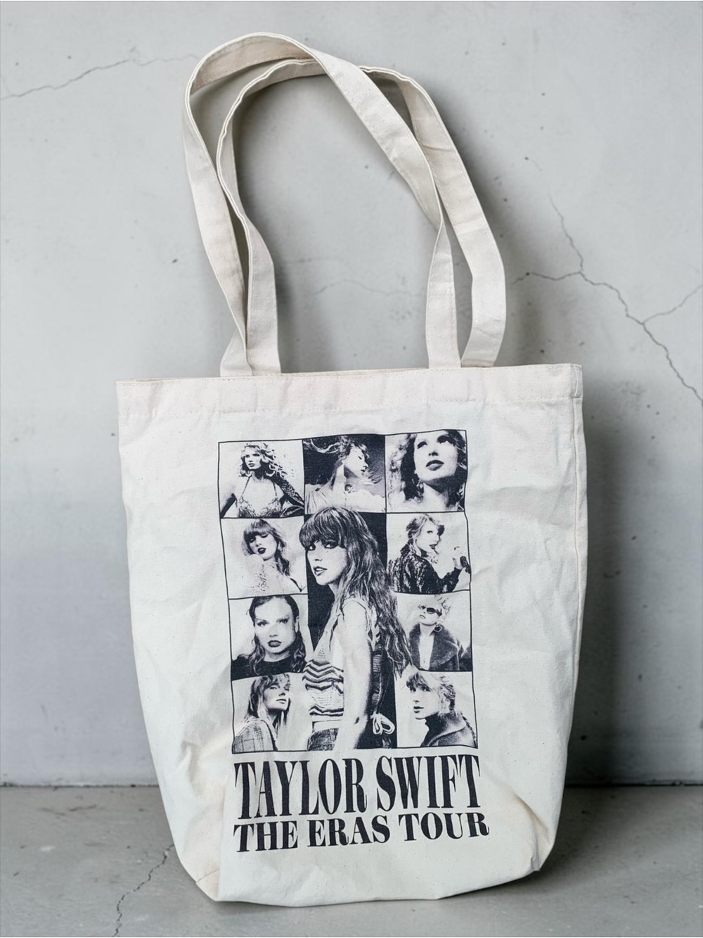 Taylor Swift Eras Tour Canvas Tote with Black Photo-Print